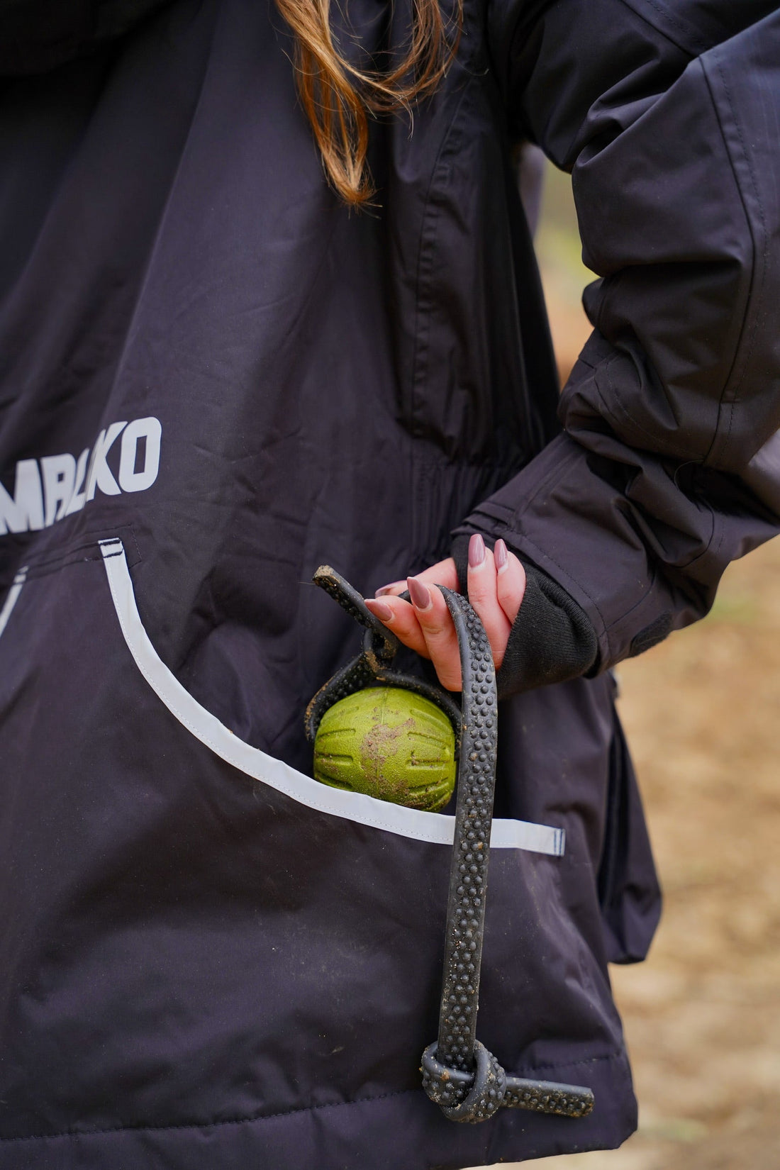 waterproof dog training jacket pocket