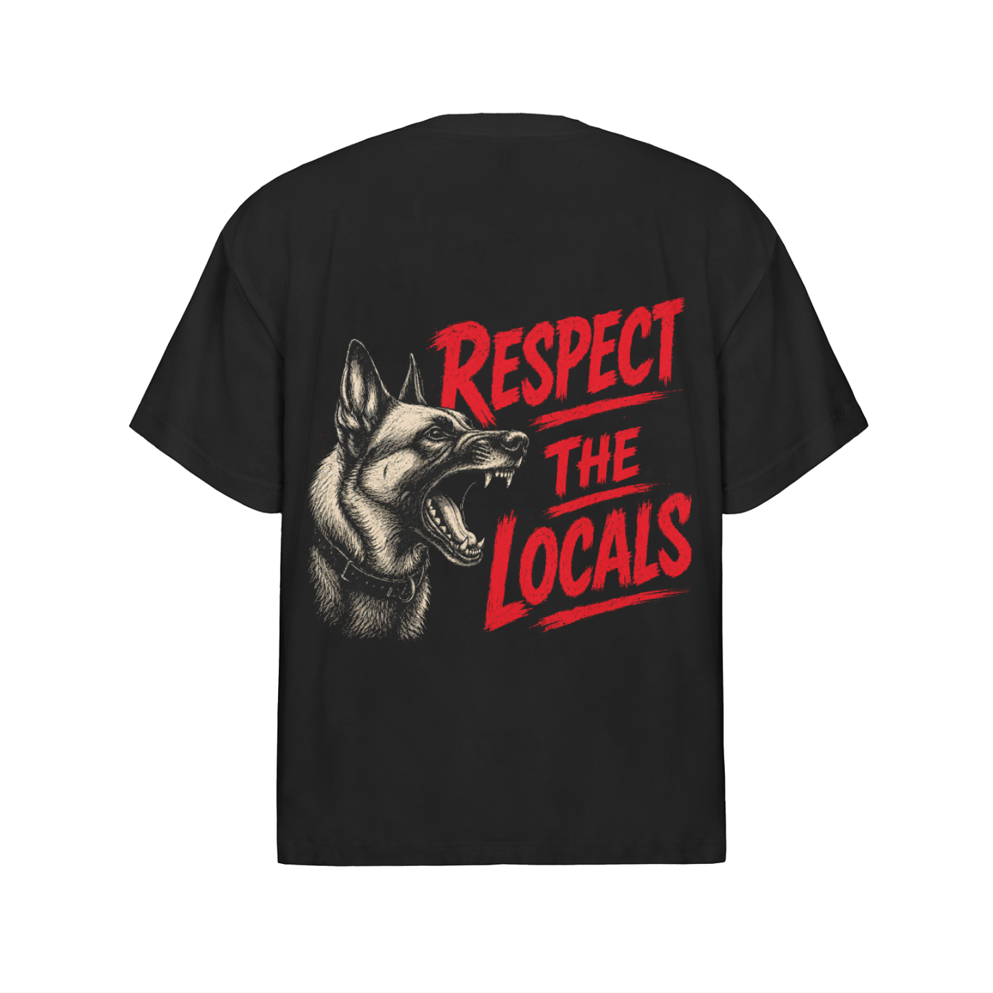 Respect the Locals Oversized T Shirt